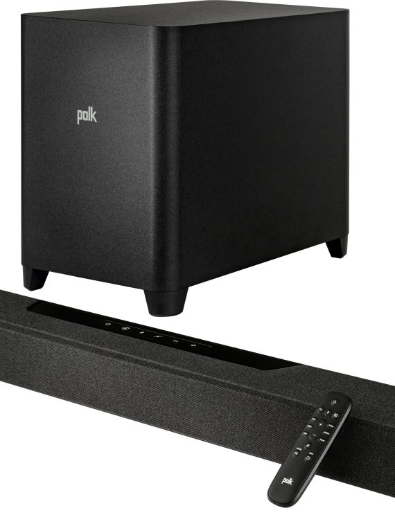 2026 Polk Audio – MagniFi Max AX 5.1.2 Ch Soundbar with Dolby Atmos and VoiceAdjust – Black