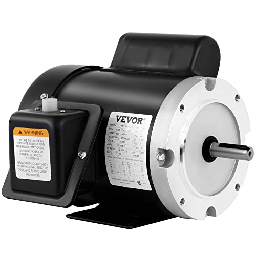 2026 Vevor Electric AC Motor  1725rpm 3/4HP Single Phase 56 Frame Air Compressor Motor Reversible 5/8′′ Shaft Diameter Electric Motor for Air Compressor General Equipment  115/230VAC – Amazon.com