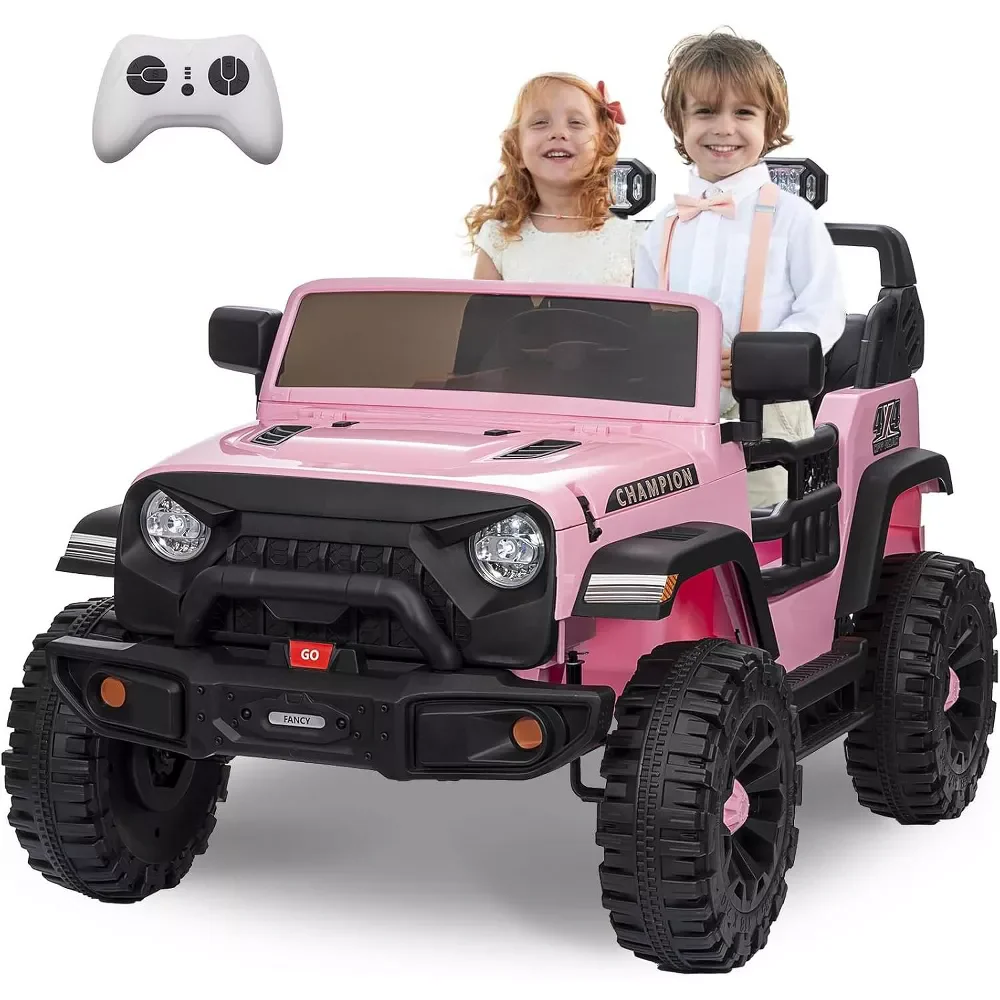 Garvee 24V Ride On Car 2 Seater For Kids Age 3+ , XL Electric Vehicles for Big Kids with 20
