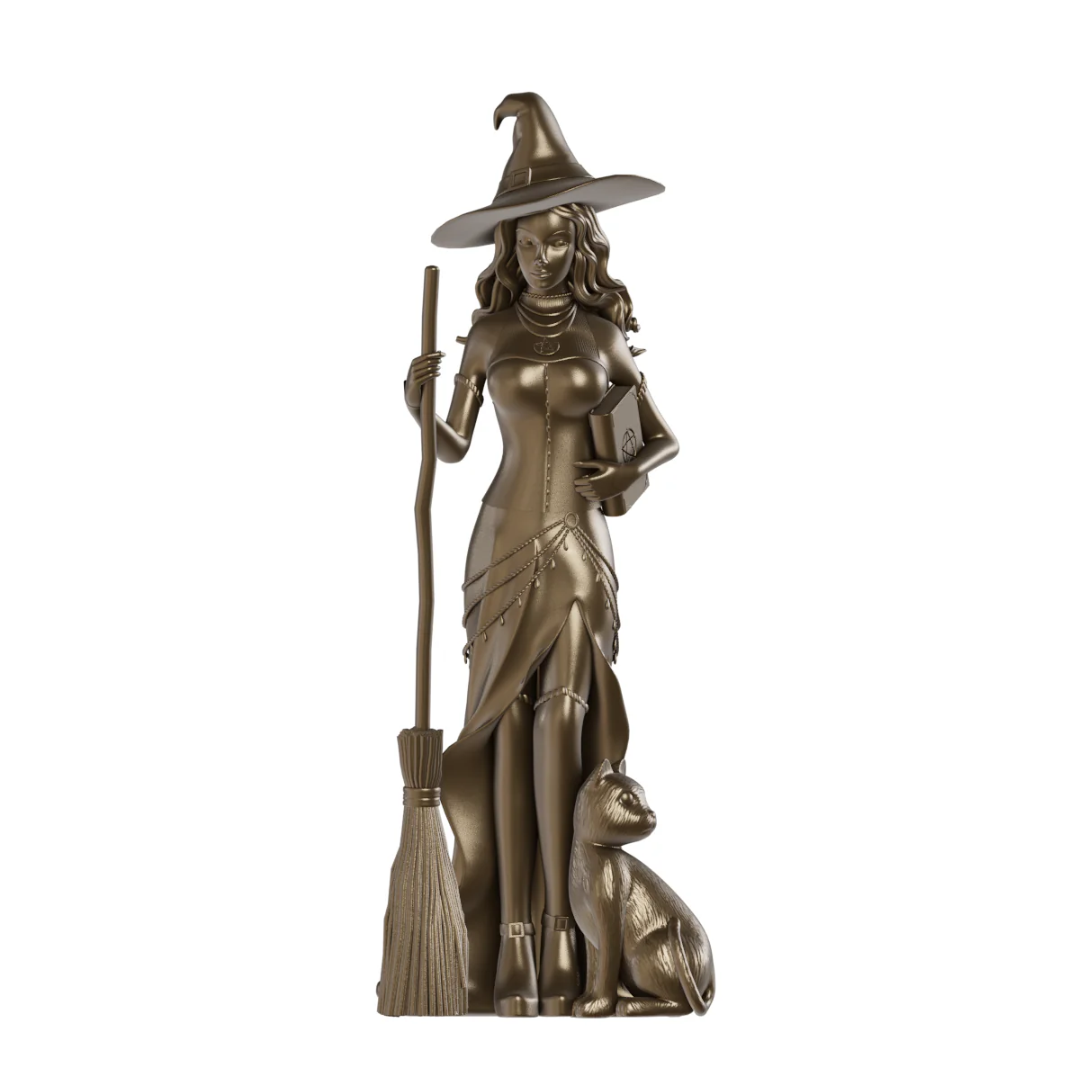 Witch Statue (Bronze)