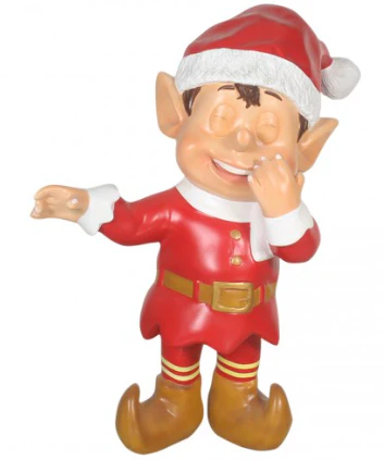 Laughing Santa Elf
