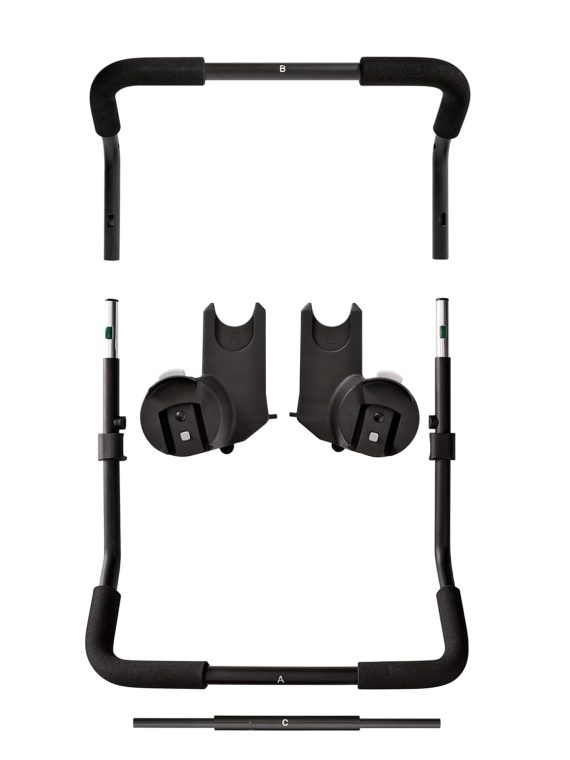2026 Baby Jogger Chicco/Peg Perego Car Seat Adapter for City Select and City Select LUX Strollers  Black