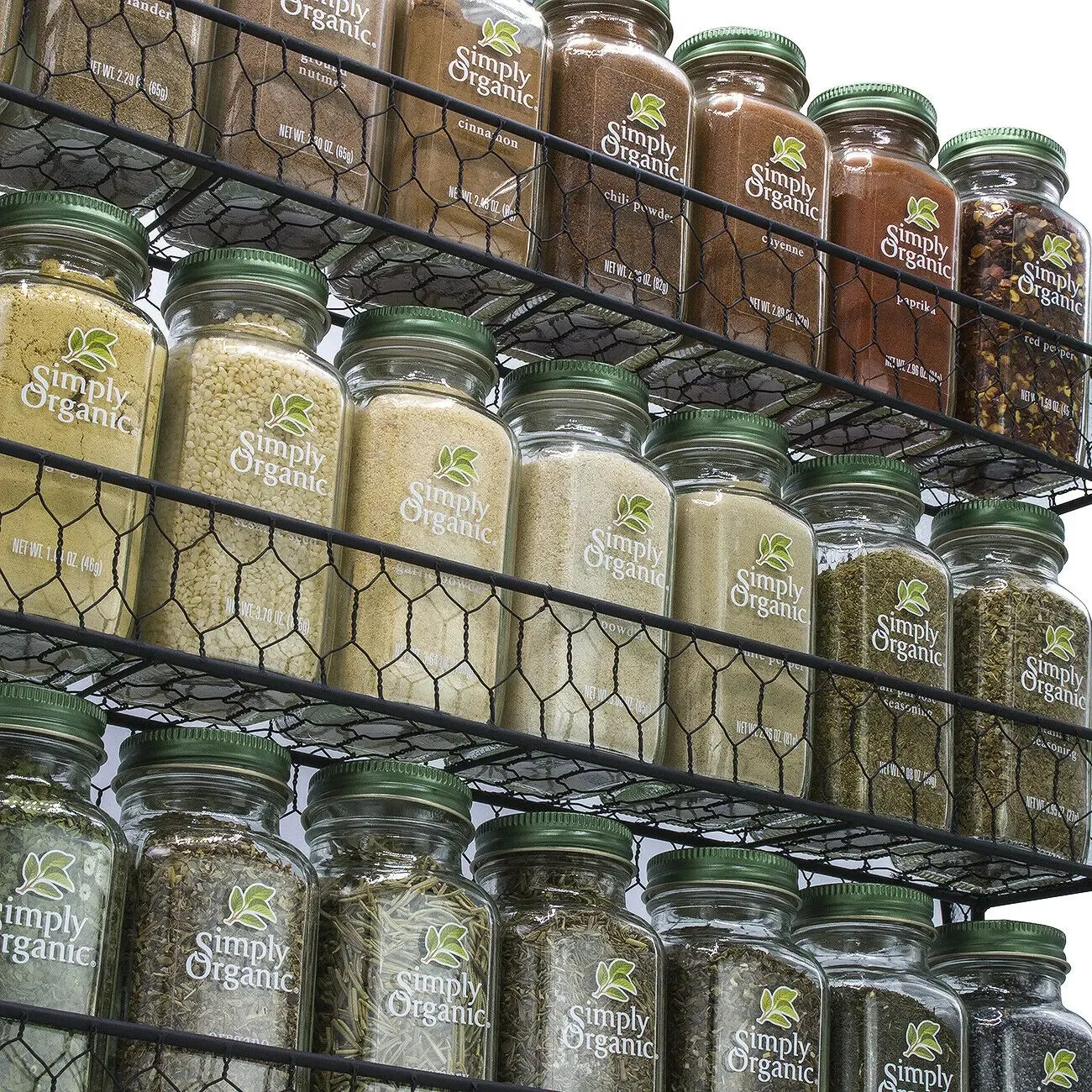 Kitchen Spice Rack Makeup Organizer Space Saving Shelf