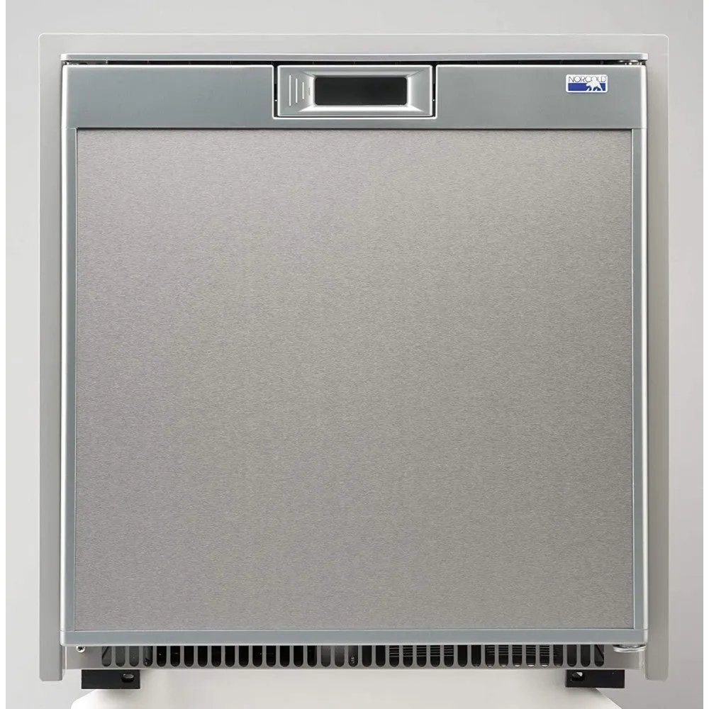Norcold NR751SS Refrigerator (120AC/220AC 12DC/24DC, HiTmpCut Built-in Self Venting, High Voltage Requires Power Cord, Stainless Steel)