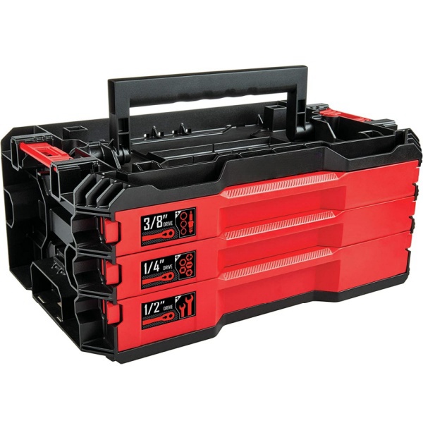 CMMT99206 216-Piece Mecahnics Tool Kit with 3 Drawer Box