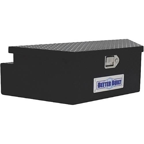 2026 BETTER BUILT 66212321 UTILITY TRAILER TONGUE TOOL BOX, BLACK, WIDE, V SHAPED 39INX16.5INX12IN