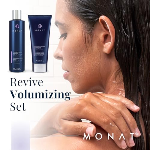 2026 MONAT Volumizing Duo – Revive Shampoo & Revitalize Conditioner Set Infused with REJUVENIQE® – Amplify & Nourish Fine Hair  Vegan UV Protectant  8 fl. oz. Shampoo & 6 fl. oz. Conditioner