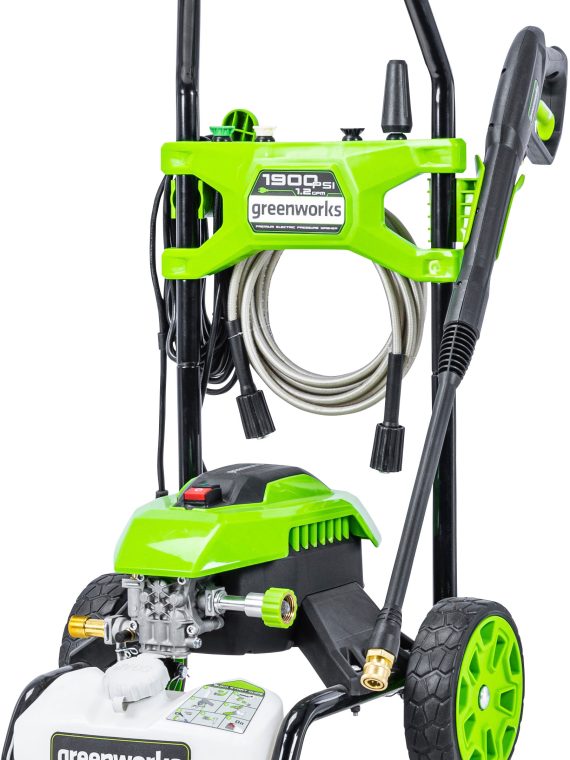 2026 Greenworks – Electric Pressure Washer up to 1900 PSI at 1.2 GPM – Green