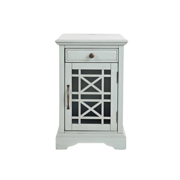 2026 Jofran Craftsman Earl Grey Power Chairside Table