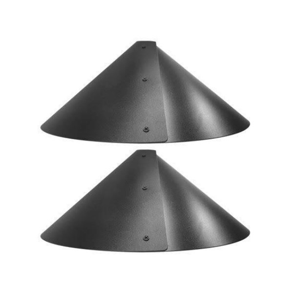 Bseka Split Squirrel Guard Baffle Bird Feeder Protect from Squirrels Rodents, Size: 16, 2pcs