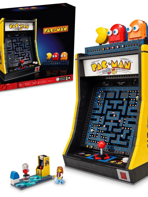 2026 LEGO Icons PAC-MAN Arcade Building Kit, Build a Replica Model of a Classic Video Game, Nostalgic Gift for Fans of Retro Video Games and Retro Décor, Includes PAC-MAN, BLINKY and CLYDE, 10323