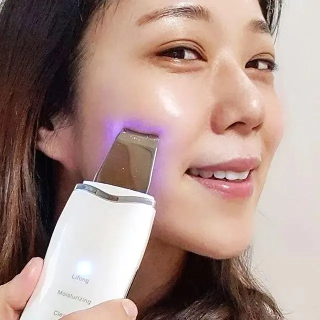 Ultrasonic Skin Scrubber Spatula Face Cleaner Scraper
