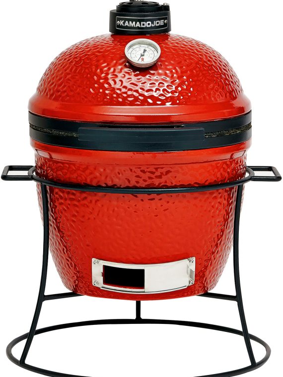 2026 KAMADO JOE – JOE JR. Charcoal Grill with stand – Blaze Red