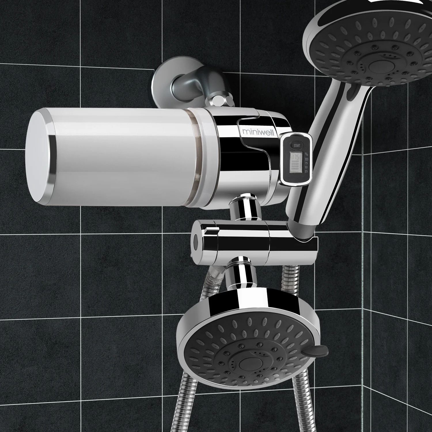 Best Filter For Shower Head and Hard Water, usminiin Bathroom Softener L760-E101