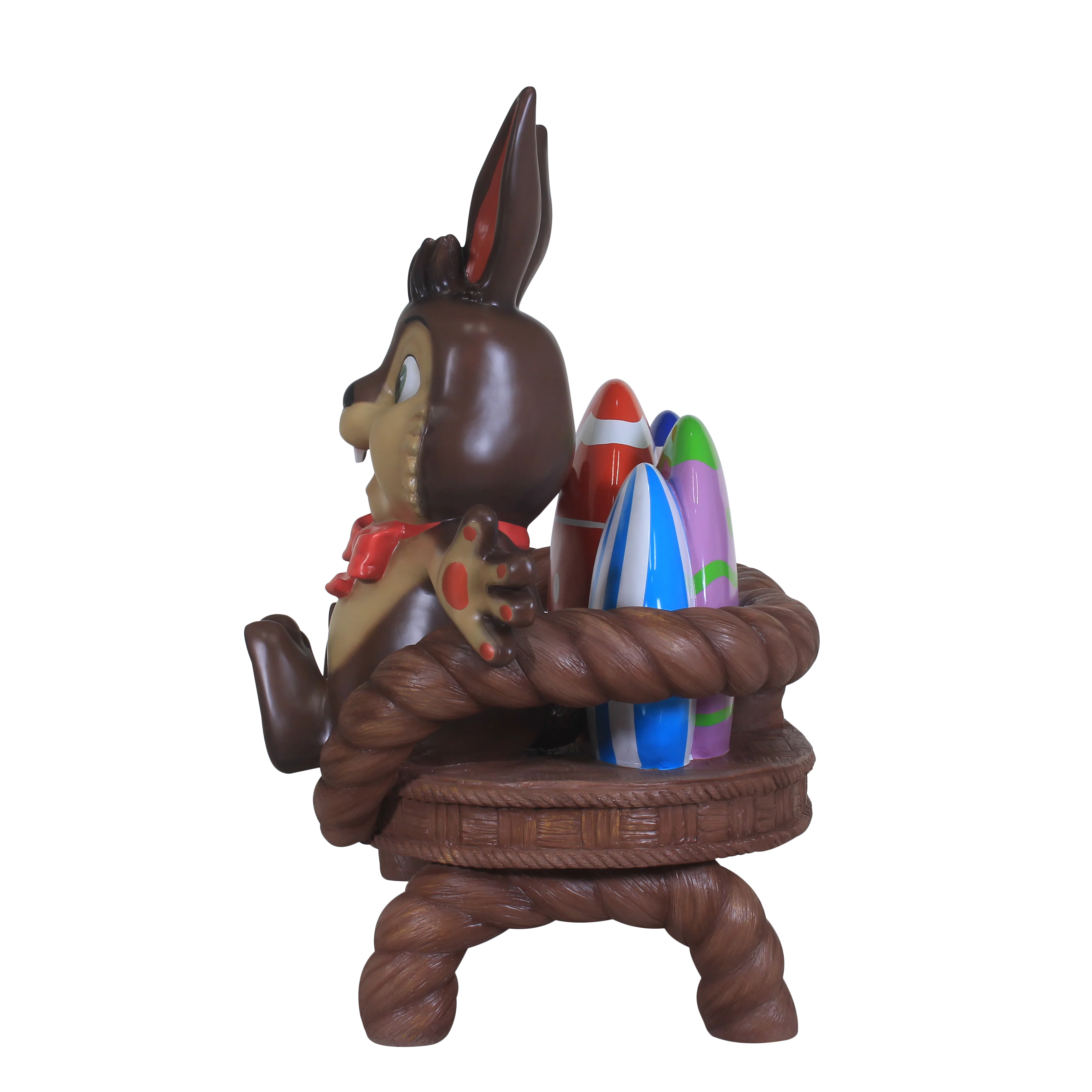 Easter Egg Bench - With Easter Bunny