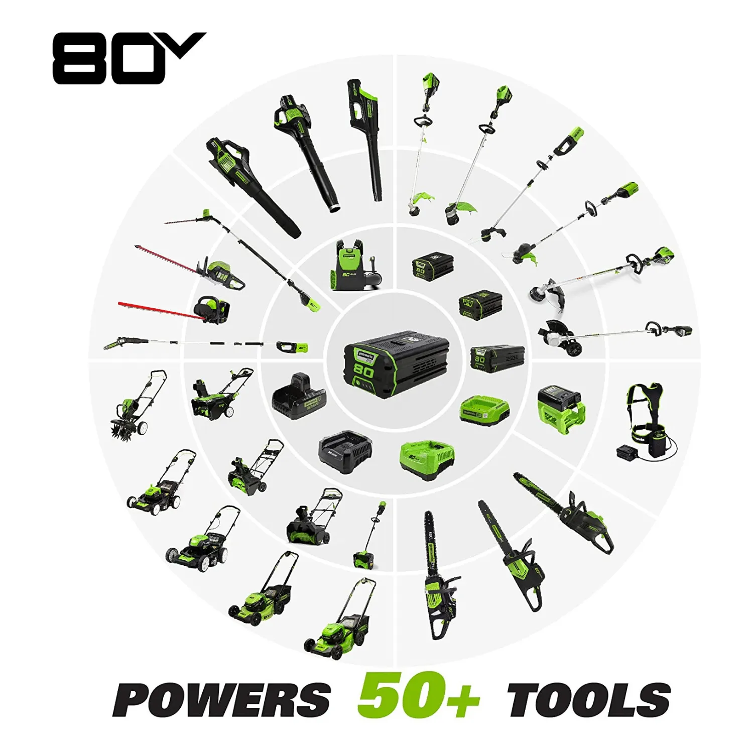 Greenworks Pro 80V 2Ah Lithium Ion Battery GBA80200