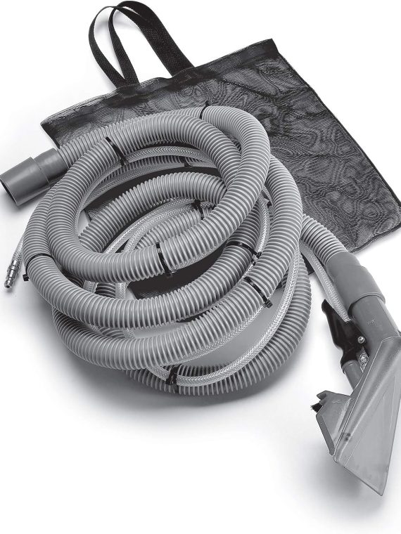 2026 Rug Doctor Universal Attachment for X3 Commercial Cleaner  12-ft Hose  for Carpet  Rugs  Upholstery  Stairs  Mattresses  Hand Tool  12′  Grey