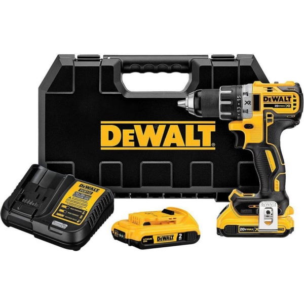 DEWALT 20V MAX Cordless Drill Driver Kit Brushless 1-2-Inch (DCD791D2)