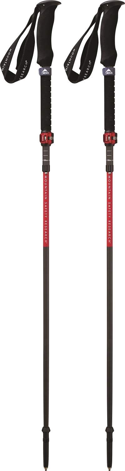 2026 MSR DynaLock Ascent Foldable Carbon Backcountry Trekking Poles