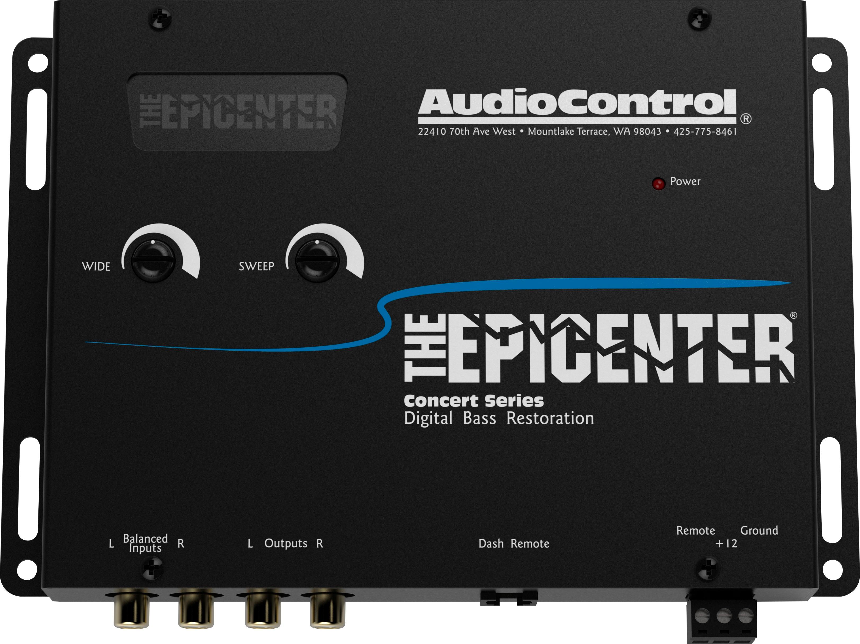 2026 AudioControl – The Epicenter Concert Series Digital Bass Restoration Processor – Black