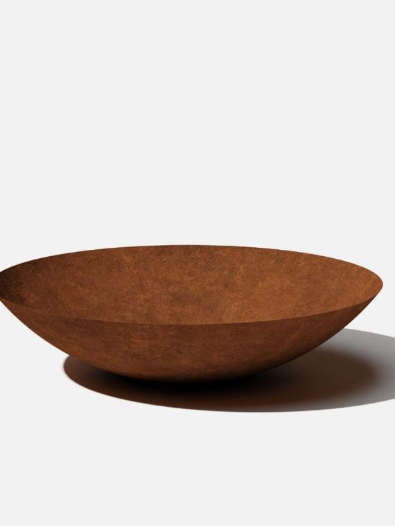 2026 Veradek Rust Bowl 32 in. Corten Steel Metal Round Planter RBV32RS
