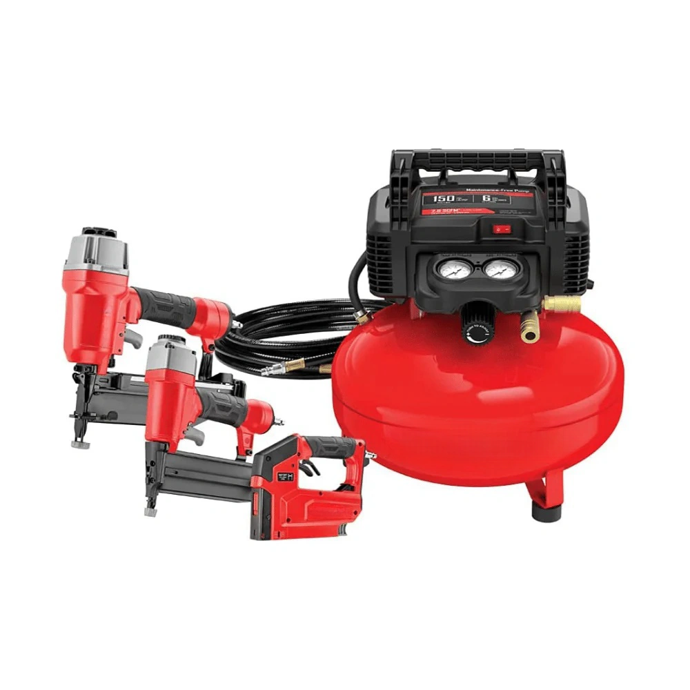 Compressor Combo Kit, 6 Gallon, Pancake, 3 Tool (CMEC3KIT)