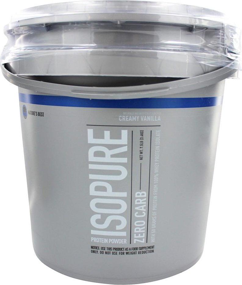 2026 Isopure, Zero Carb 100% Whey Protein Isolate, 25g Protein Powder, Creamy Vanilla, 7.5 lb