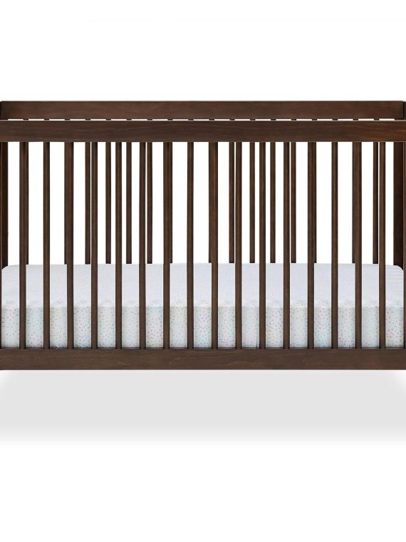 2026 Delta Children Casey 6-in-1 Convertible Crib, Walnut Espresso