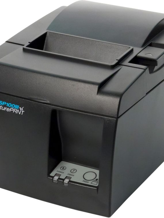 2026 Star Micronics TSP143IIIBi Bluetooth Thermal Receipt Printer for iOS  Android  and Windows with Auto-cutter and Internal Power Supply – Gray