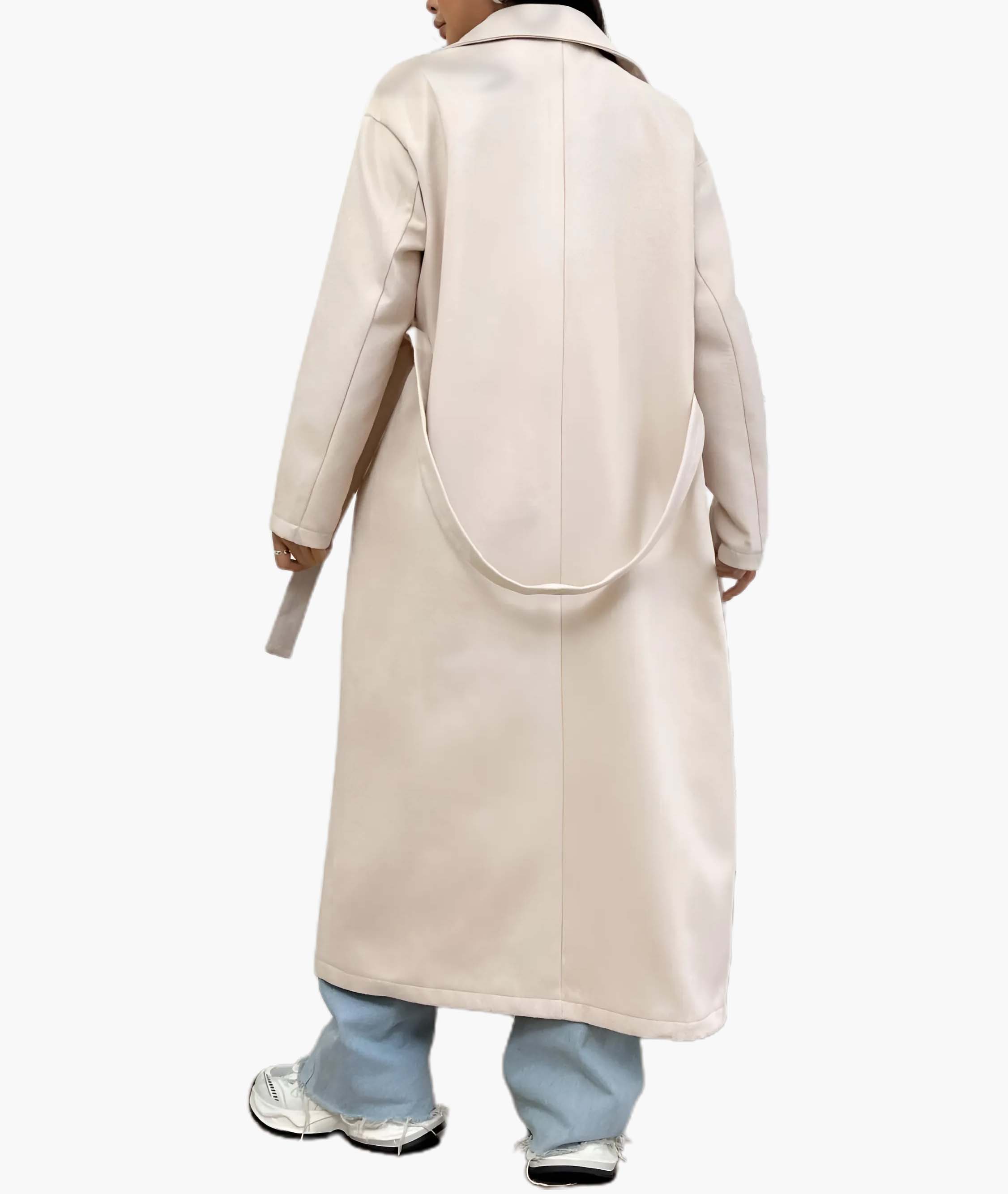 2026 Lapel Collar Wool Blend Coat FR3