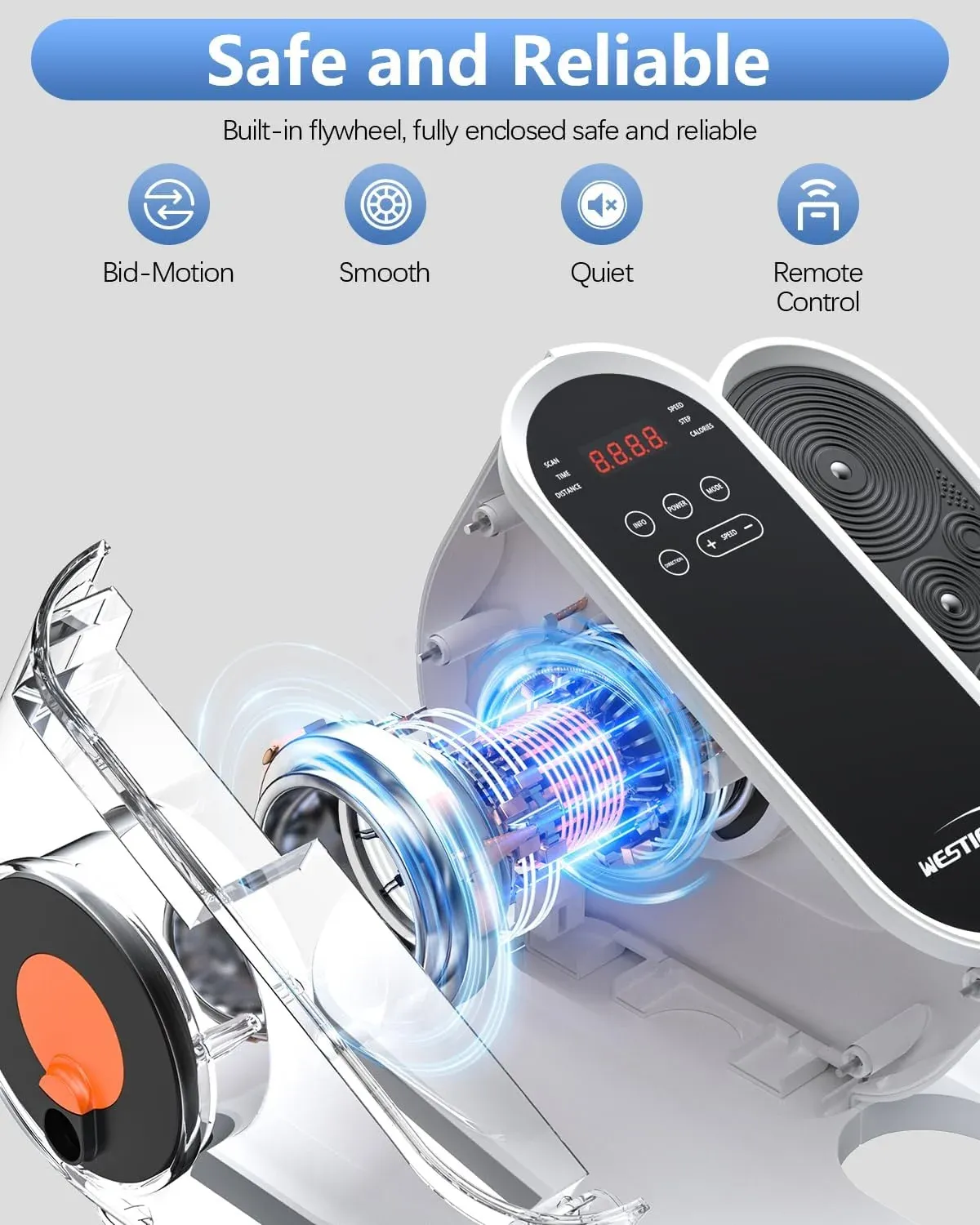 Under Desk Elliptical Machine, Electric Ellipse Leg Exerciser While Sitting for Seniors Adults, Leg Ercise Pro, Leg Exerciser While Sitting, Home Use Seated Ellipse Leg Exerciser