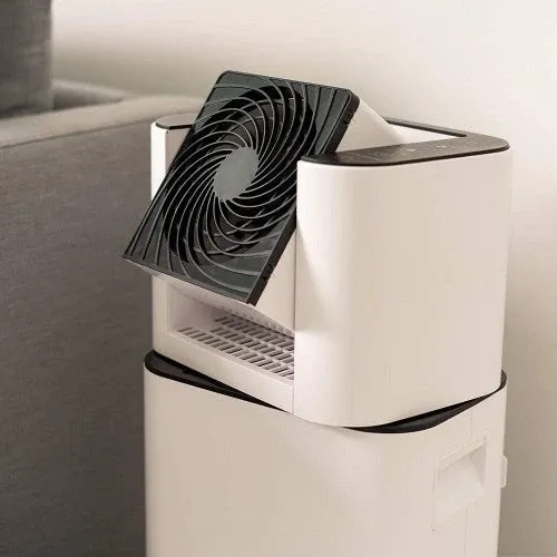 IRIS USA, Inc. DHM-DDC50 Dehumidifier with Circulator Fan, White