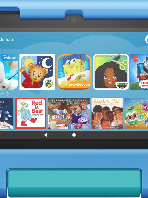 2026 Fire 7 Kids – 7′′ Tablet (2023) 16GB with Amazon Kids+ (1 Year Subscription) – Blue