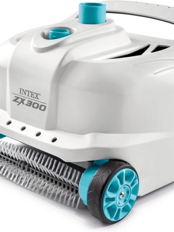2026 INTEX 28005E ZX300 Deluxe Pressure-Side Above Ground Automatic Pool Cleaner: For Bigger Pools – Cleans Pool Floors and Walls – Removes Debris – Removable Filter Tray – 21ft Tangle Free Hose