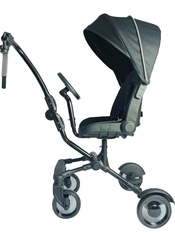 2026 Englacha Uptown Deluxe Rider – Sibling Seat Trailer for Pushchairs Including Rain Cover and Sun Canopy