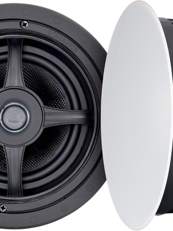2026 Sonance – MAG6R – Mag Series 6-1/2′′ 2-Way In-Ceiling Speakers (Pair) – Paintable White