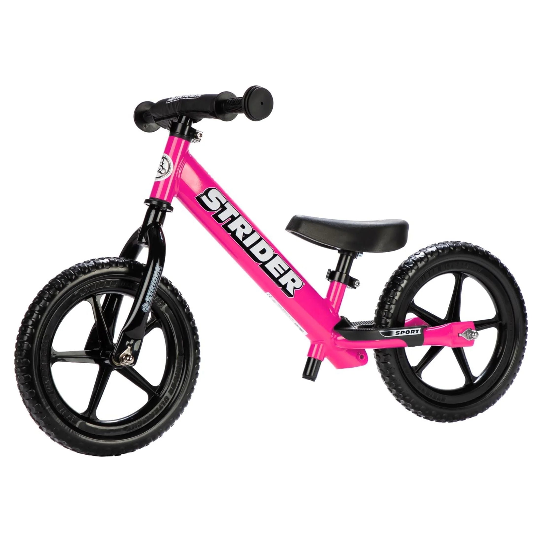2026 Strider – 12 Sport Balance Bike, Ages 18 Months to 5 Years – Pink