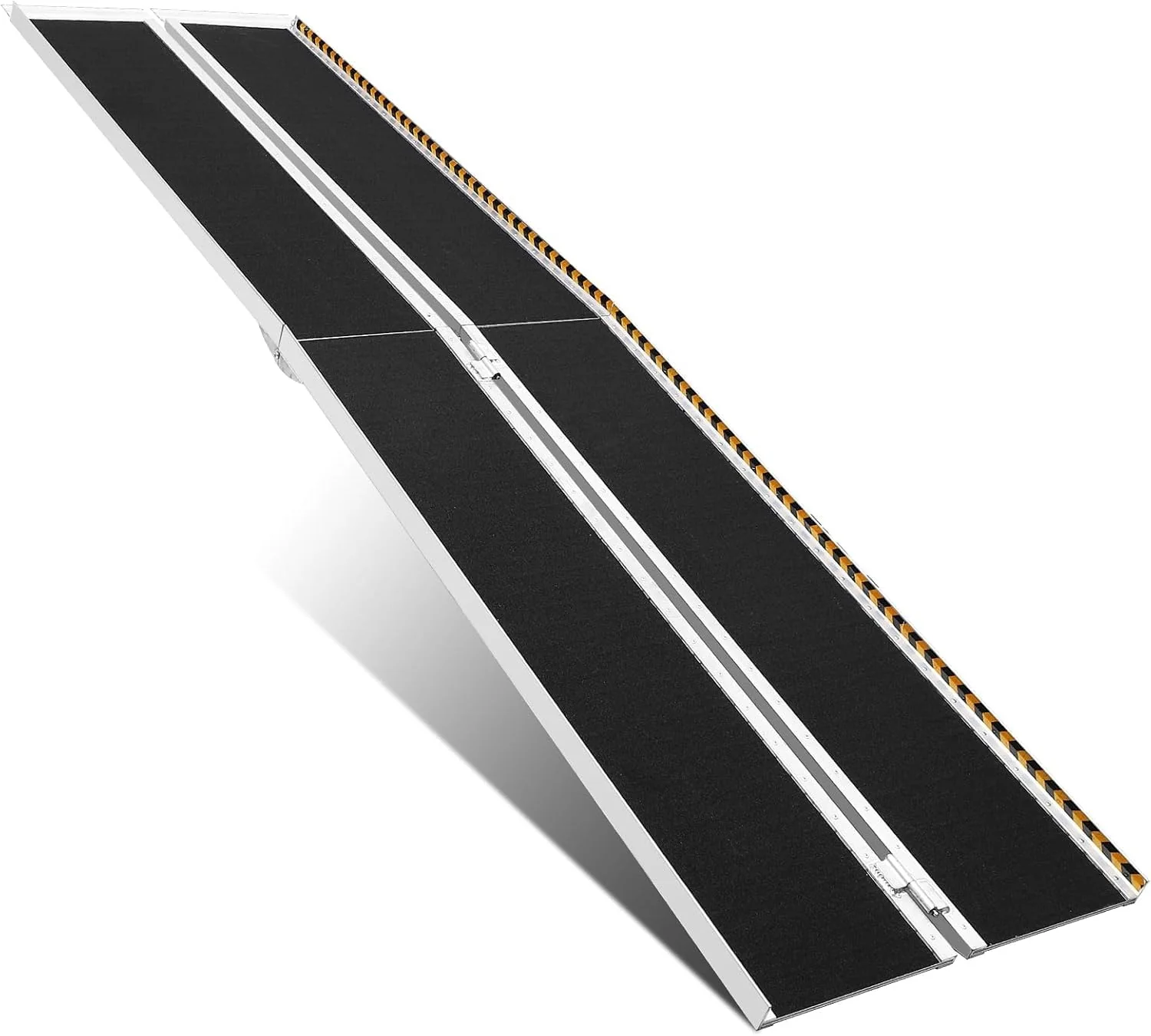 Garvee 7FT Portable Wheelchair Ramp, 800 lbs Capacity, Non-Skid Aluminum Folding Threshold Ramp, Handicap Access Ramp for Home, Stairs, Doorways, Curbs