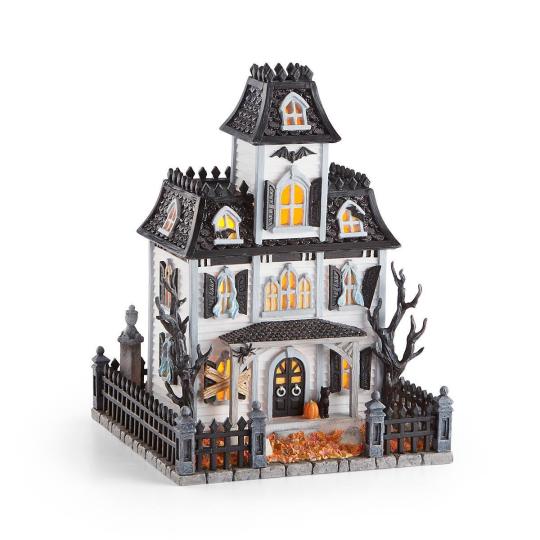 2026 Lenox Halloween Lighted Haunted Mansion House with Sound
