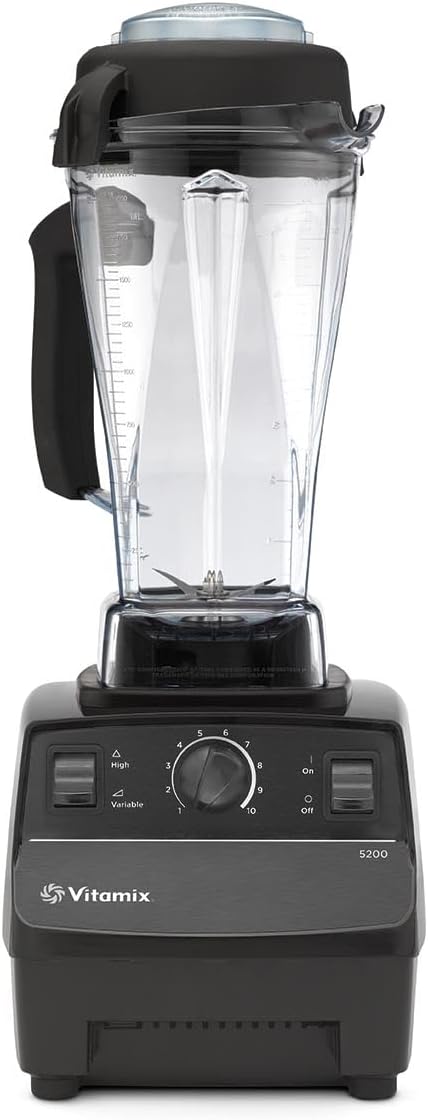 2026 Vitamix 5200 Blender  Professional-Grade  Container  Self-Cleaning 64 oz  Black/Grey