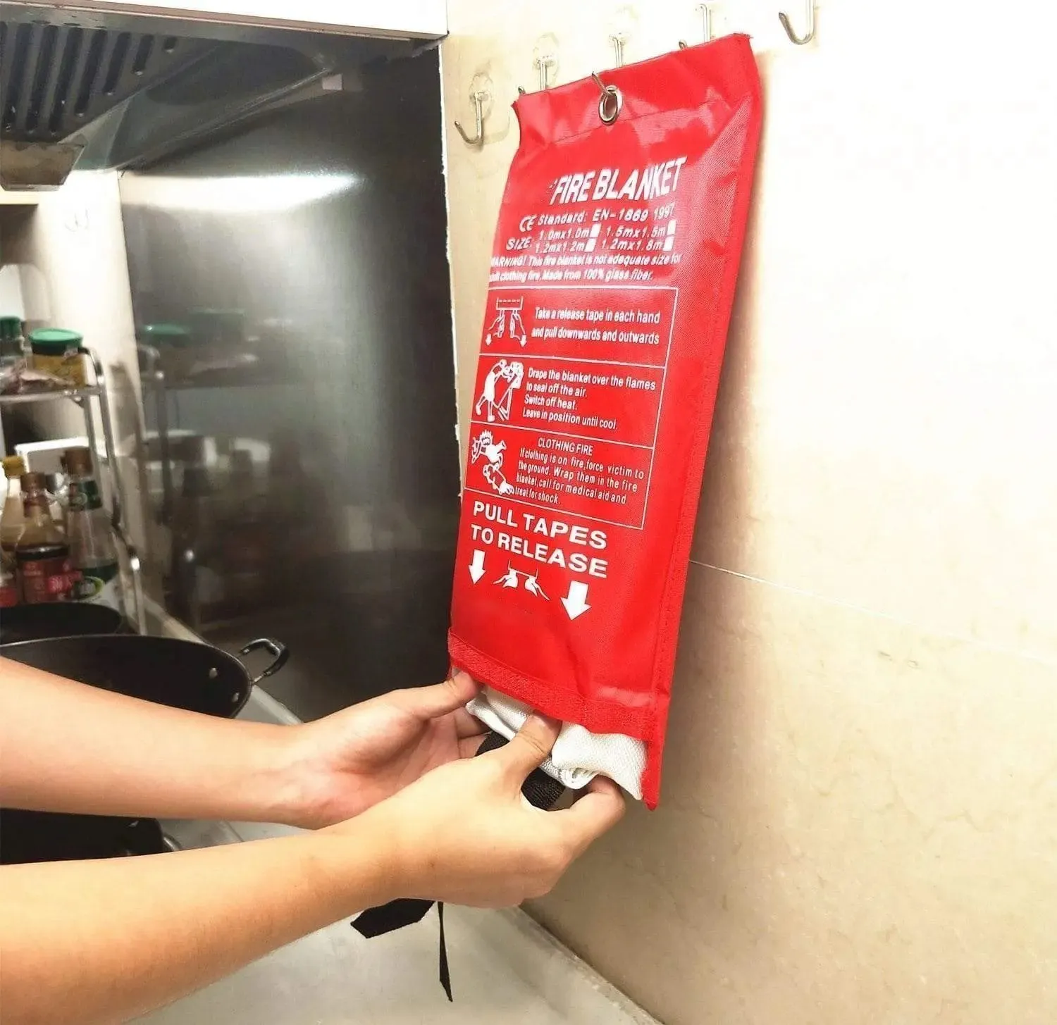Fire Blanket Fireproof Flame Retardant Resistant
