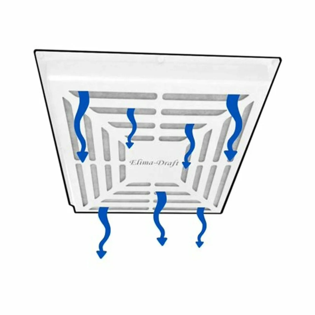 ELIMA-DRAFT® MAGNETIC FILTRATION VENT COVER FOR HVAC COMMERCIAL VENTS 24' X 24'