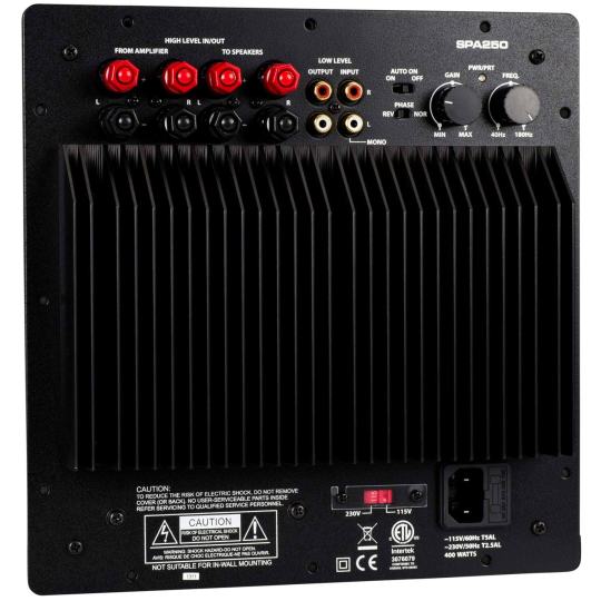 2026 Dayton Audio Spa250 250 Watt Subwoofer Plate Amplifier
