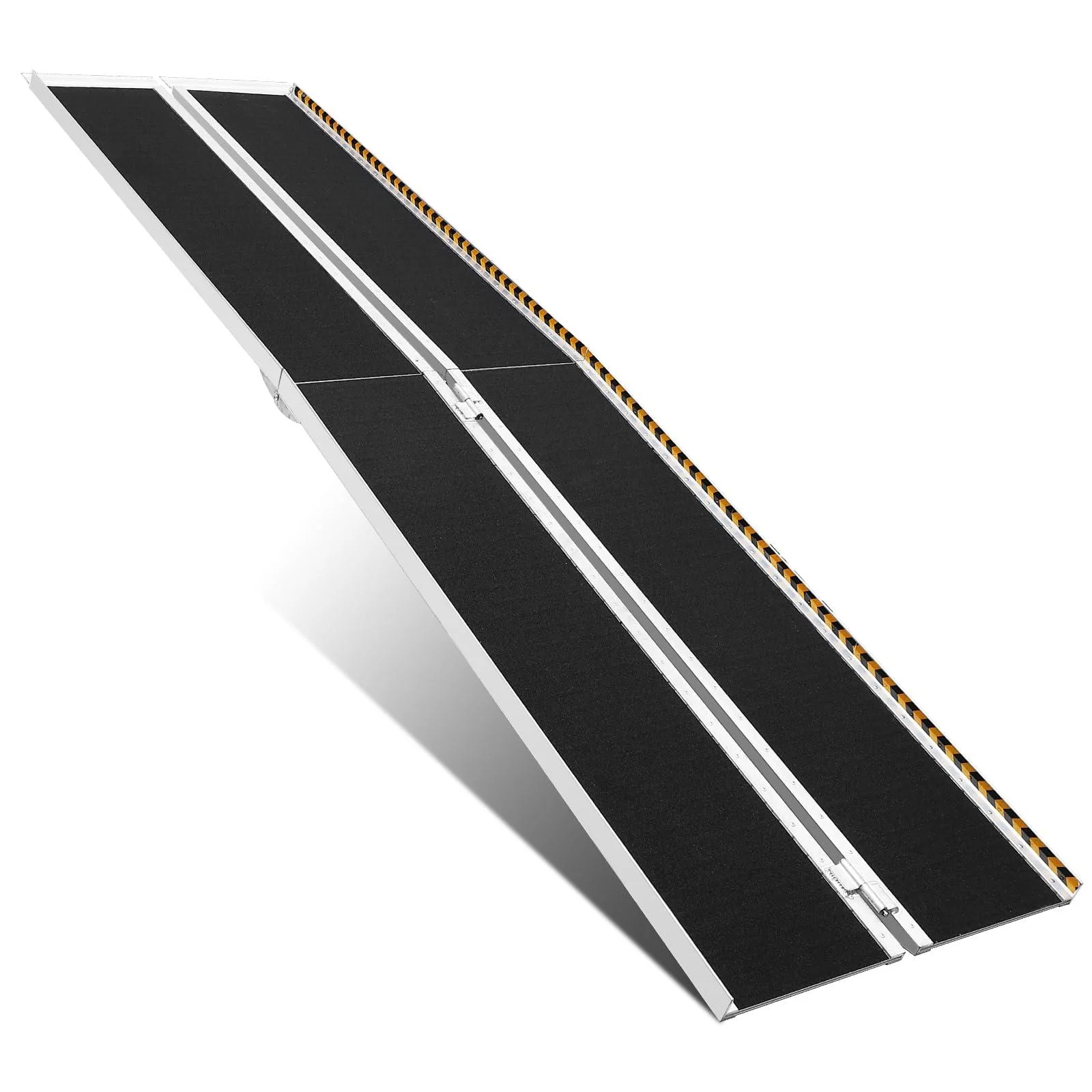 Garvee 8FT Portable Aluminum Wheelchair Ramp – Non-Skid Anti-Slip Threshold Ramp for Home, Cars, Curbs, Stairs & Scooters Handicap Accessible