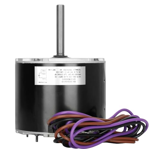 2026 0131M00061SP  YDK-180S84062-01 Zongshan Broad-Ocean Motor  1/4 Hp  208-230 Volts  15 Amps  830 RPM  Replaces Goodman Amana Janitrol P/N: 0131M00014PS  1-Speed Condenser Fan Motor