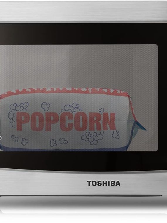 2026 TOSHIBA 4-in-1 ML-EC42P(SS) Countertop Microwave Oven, Smart Sensor, Convection, Air Fryer Combo, Mute Function, Position Memory 13.6′′ Turntable, 1.5 Cu Ft, 1000W, Silver