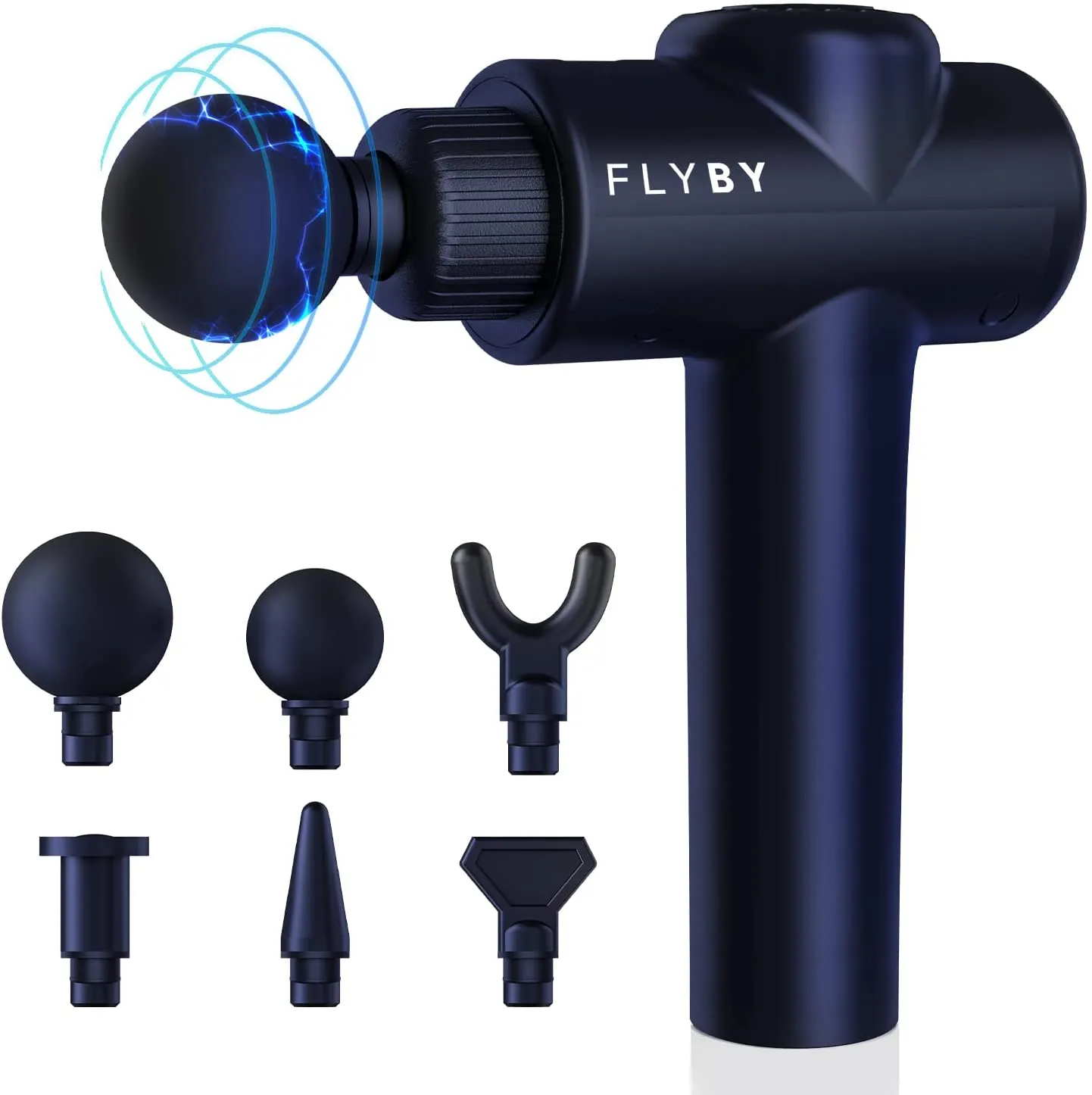 Massage Gun Deep Tissue - Flyby F1Pro - Handheld Neck & Back Massager for Pain Relief