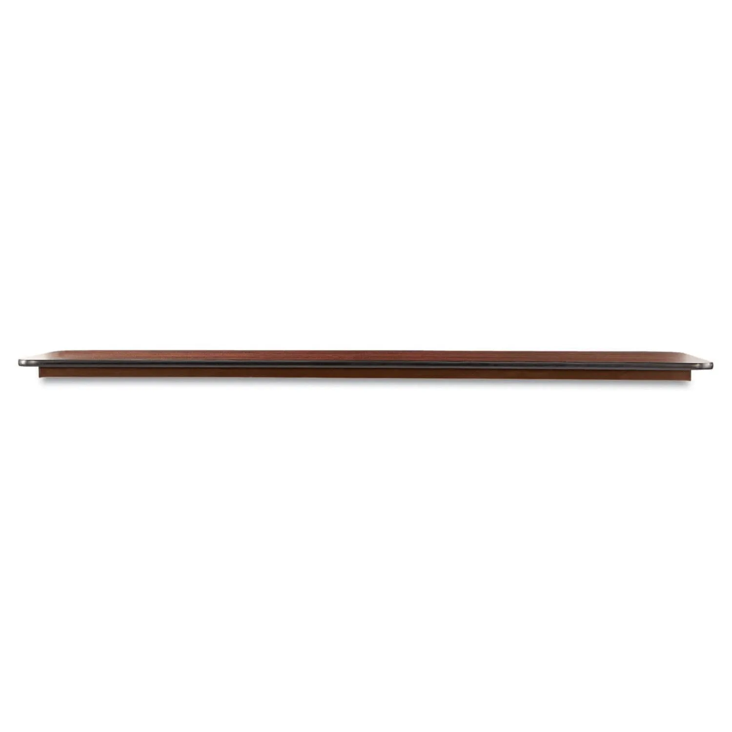 Alera Wood Rectangular Folding Table, 72′′W x 18′′D x 29′′H, Mahogany