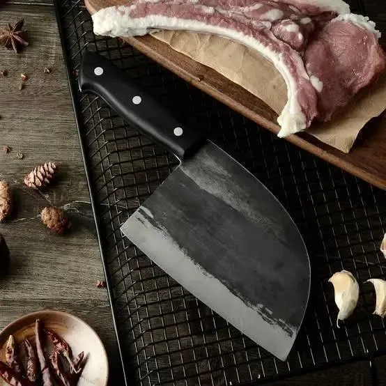 Chef Kitchen Serbian Sharp Carbon Steel Knife