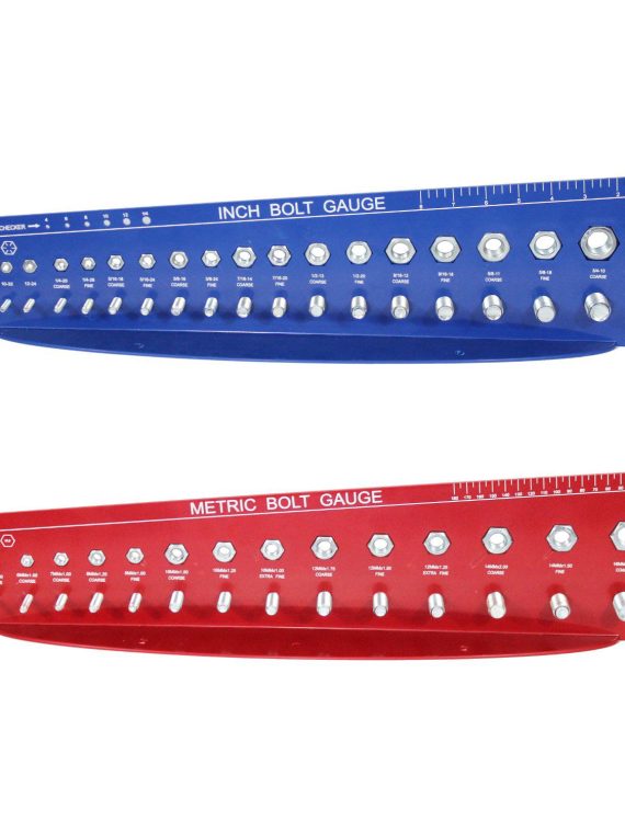 2026 SAE and Metric Bolt Gauges Check a Thread Nut Fastener Size Tool